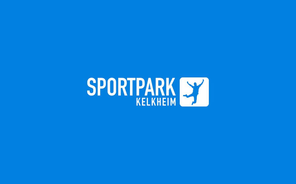 Logoentwicklung / Gestaltung einer Wortmarke und Bildmarke für den Sportdienstleister Sportpark Kelkheim